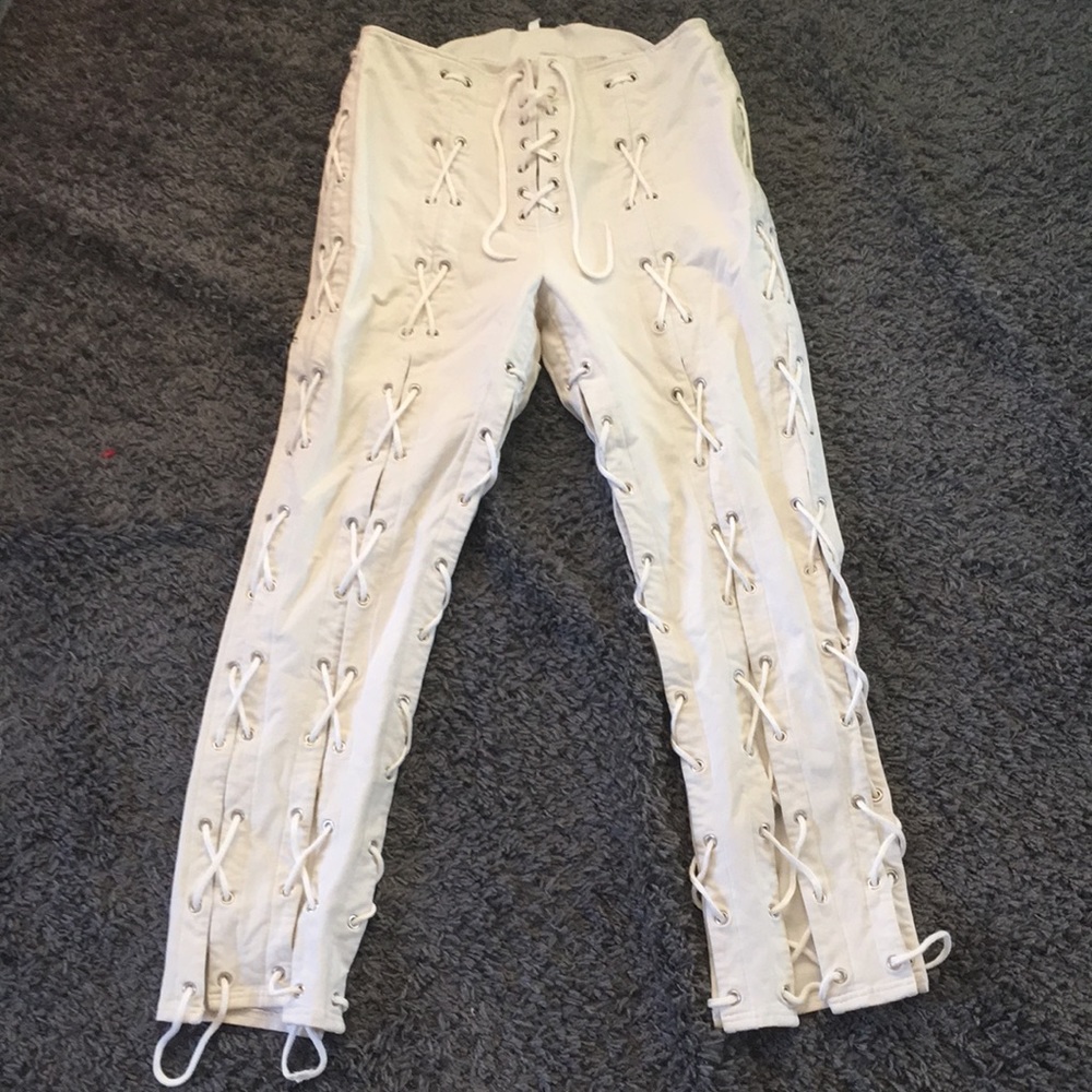 Daya by Zendaya lace up sweatpants. XL